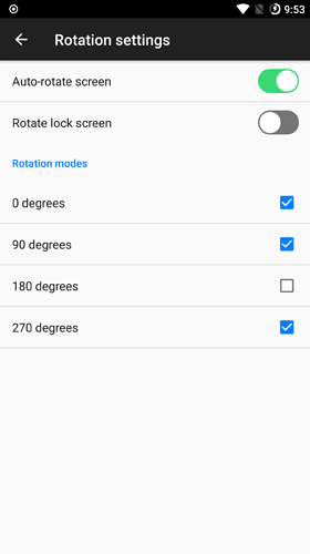 screen rotation s9