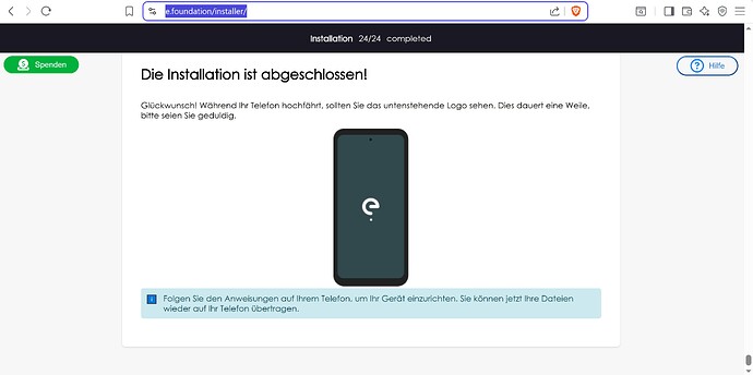 Fairphone 6 e installer