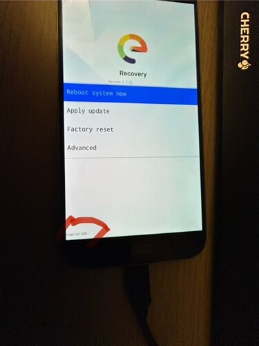 erecovery adb enable