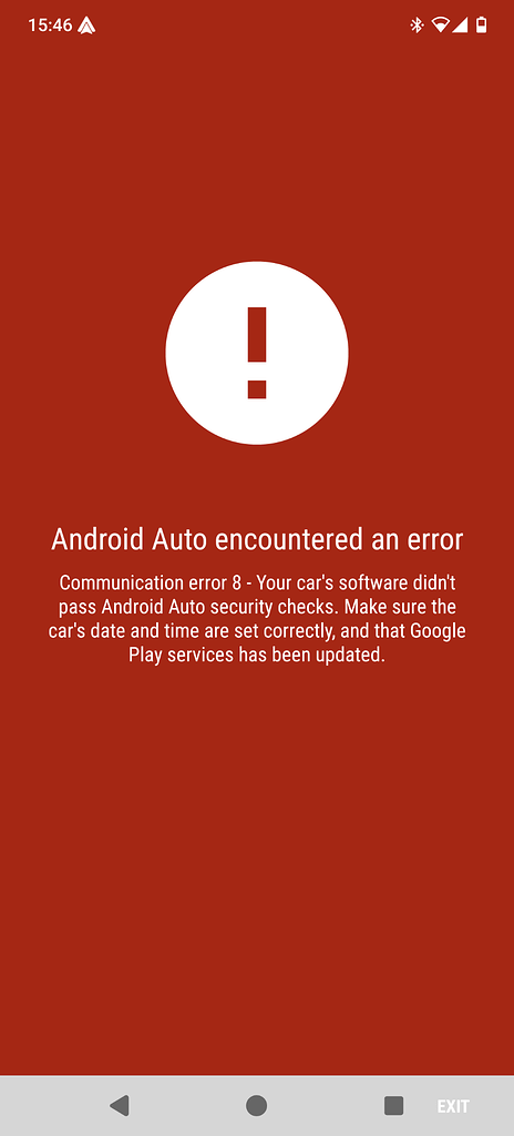 Android auto broken since upgrade to 3.6 - Applications - /e/OS