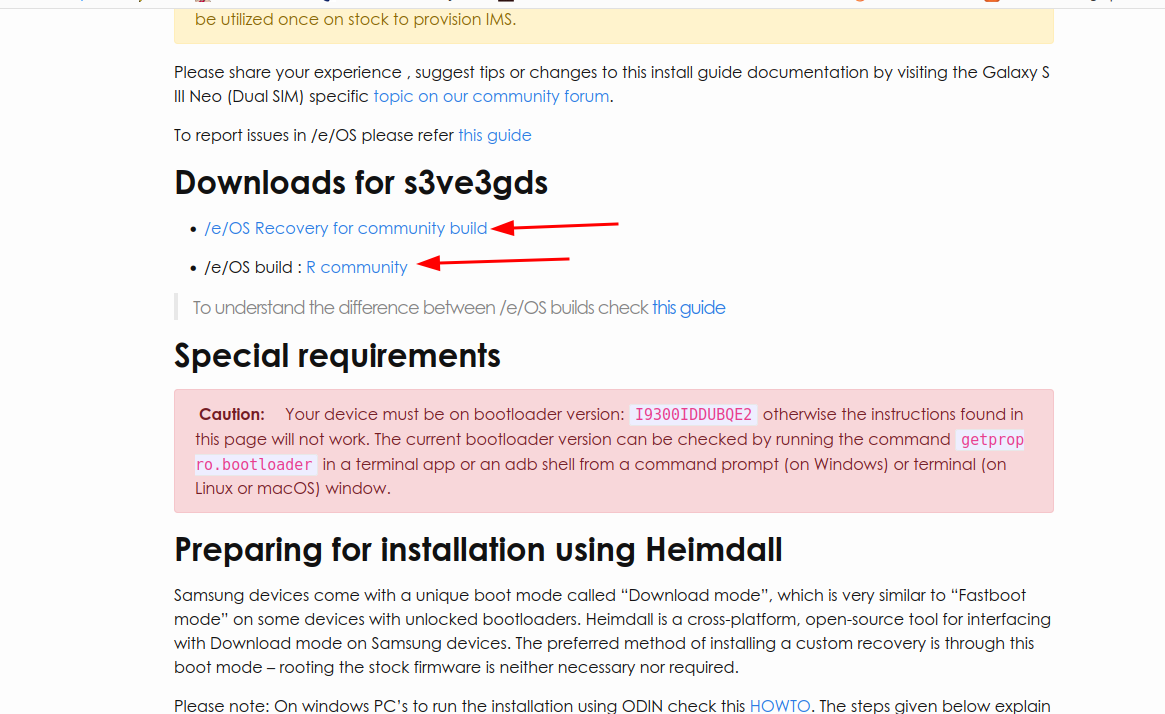 Difference between /e/OS builds - Setup - /e/OS community