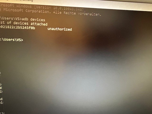 adb unauthorized